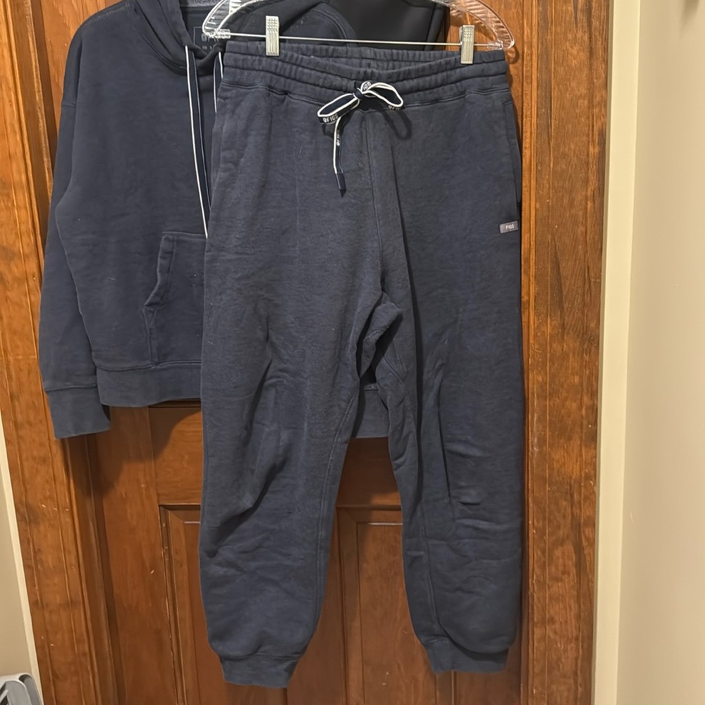 FIGS navy sweatpants